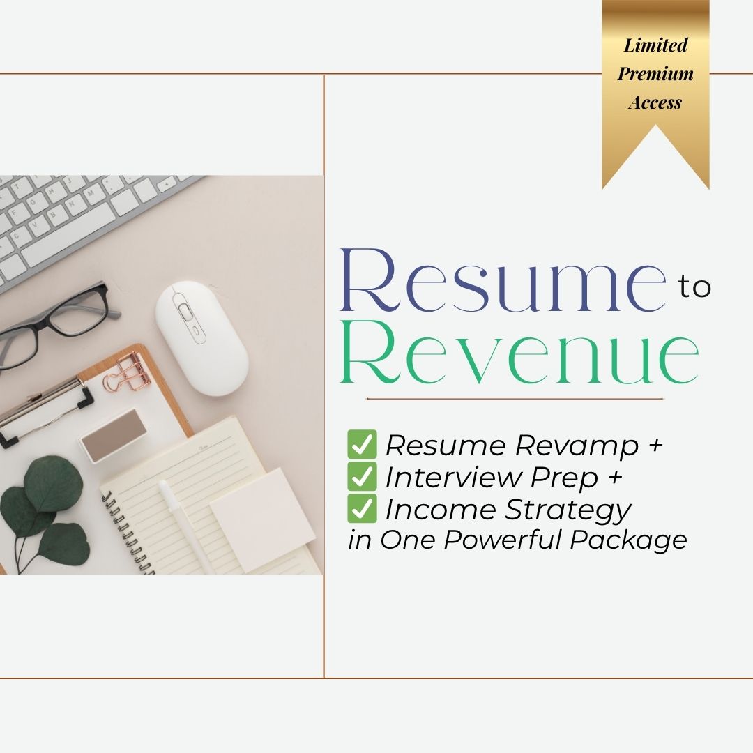 The Resume to Revenue™ Career Package