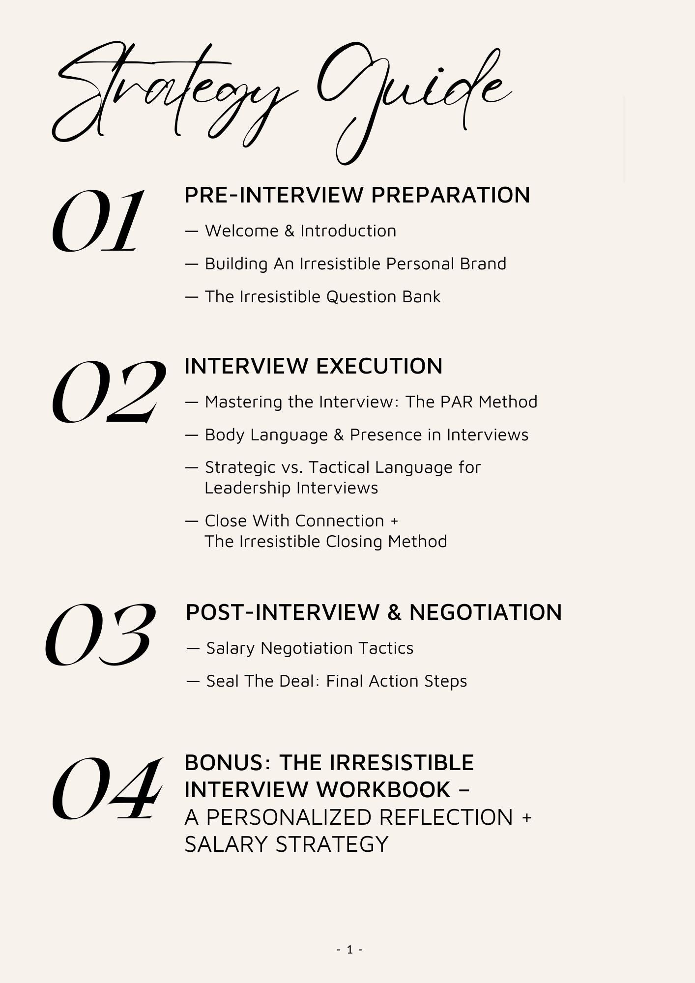 The Irresistible Interview Experience Playbook (21 Pages + Exclusive Bonus!)