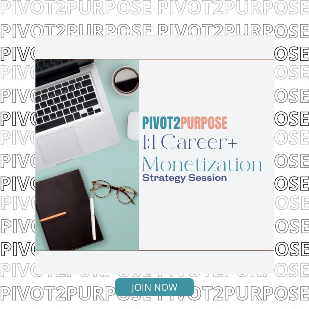 1:1 Career & Monetization Strategy Session