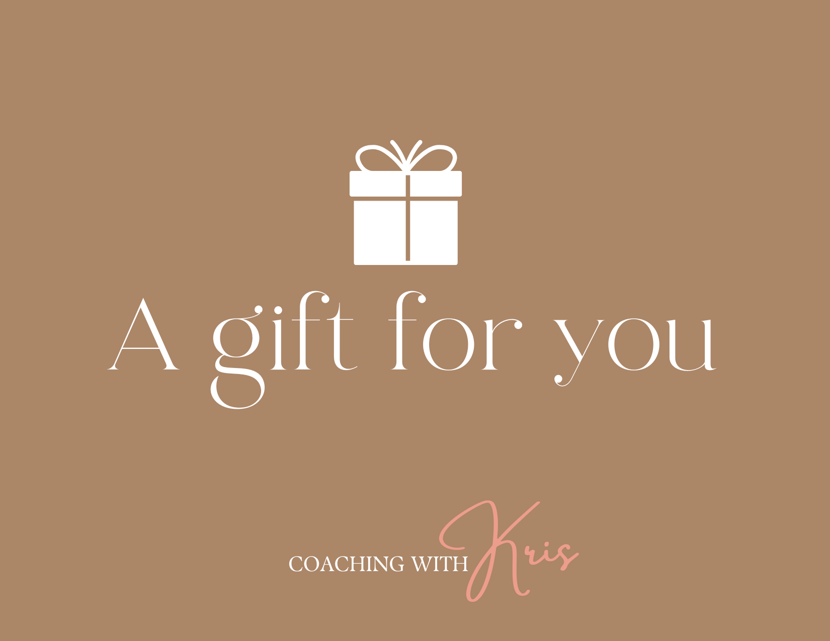 COACHING WITH KRIS | Gift Card