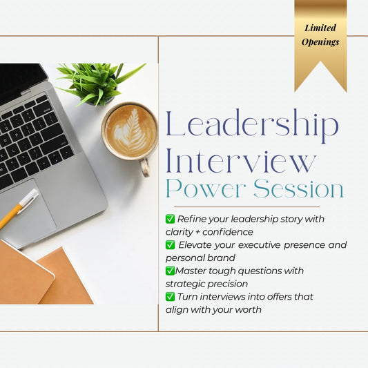 Leadership Interview Power Session | 90 Minutes